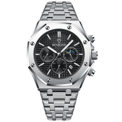 Mechanical Mens Watches Fashion Automatic Male Clock Blue Stainless Steel Waterproof Business Skeleton Watch…