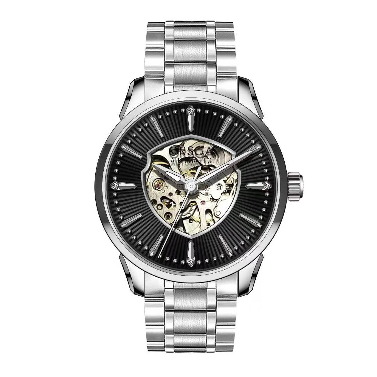 Mens Watches Waterproof Stainless Steel Adjustable Bracelet Watch Quartz Analog Watch for Men Fashion Business Classic Mens's Wrist watch's Casual Watches