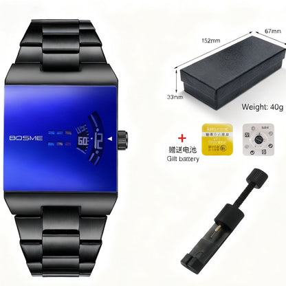 Men's Square Quartz Watch