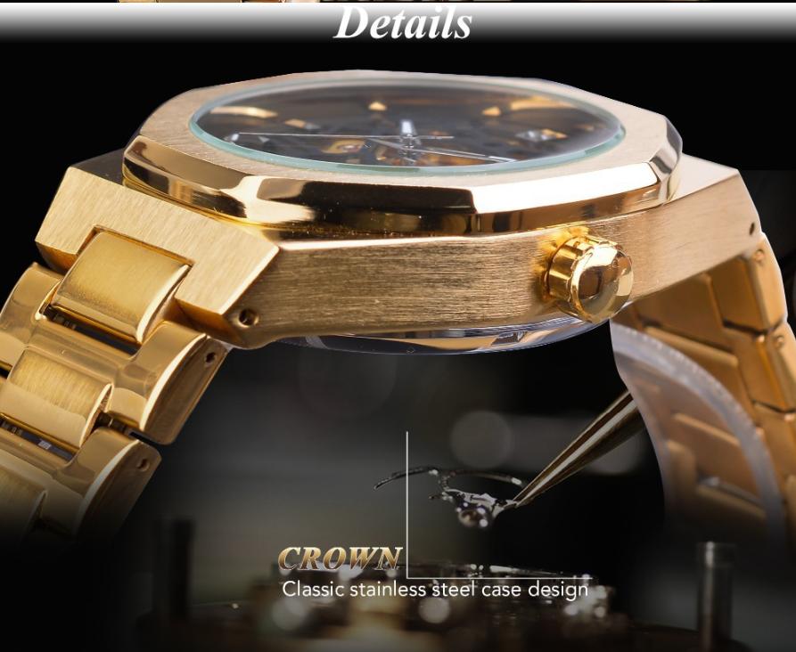 Skeleton Automatic Mechanical Watch for Men