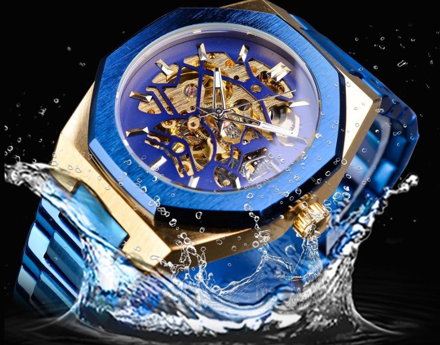 Skeleton Automatic Mechanical Watch for Men