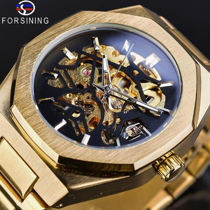Skeleton Automatic Mechanical Watch for Men