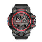 Men's Watches Sports Outdoor Waterproof Military Watch Date Multi Function Tactics LED Face Alarm Stopwatch for Men 3133