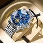 Mens Automatic Mechanical Watches Skeleton Tourbillon Day Date Luxury Self Winding Dress Wrist Watches Luminous