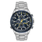 Men's Eco-Drive Sport Luxury World Chronograph Atomic Time Keeping Watch