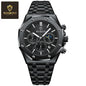 Mechanical Mens Watches Fashion Automatic Male Clock Blue Stainless Steel Waterproof Business Skeleton Watch…